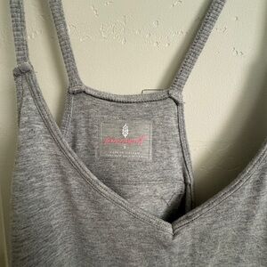 Free People Gray Hot shot Onesie / Jumpsuit